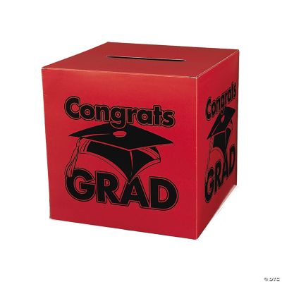 “Congrats Grad” Red Card Box
