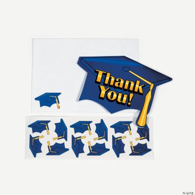 Blue Graduation “Thank You” Cards