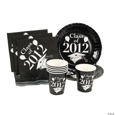 “Class Of 2012” Black Tableware