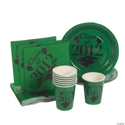 “Class Of 2012” Green Tableware