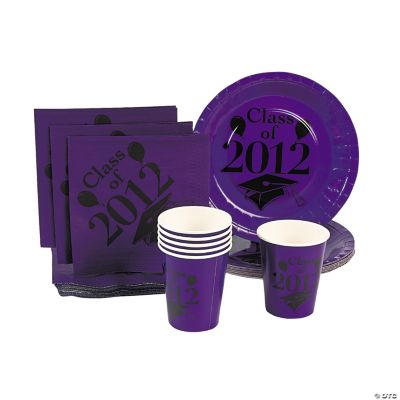 “Class Of 2012” Purple Tableware