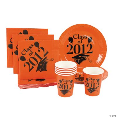 “Class Of 2012” Orange Tableware