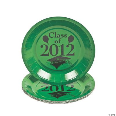 “Class Of 2012” Dessert Plates - Green