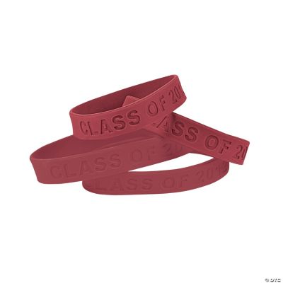 “Class Of 2012” Burgundy Bracelets