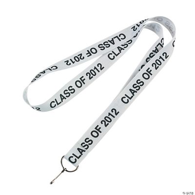“Class Of 2012”&nbsp;White Lanyards