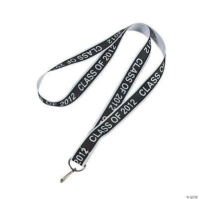 “Class Of 2012”&nbsp;Black Lanyards