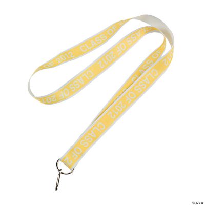 “Class Of 2012”&nbsp;Yellow Lanyards