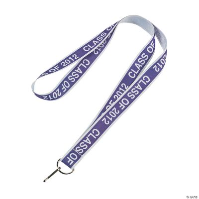 “Class Of 2012”&nbsp;Purple Lanyards