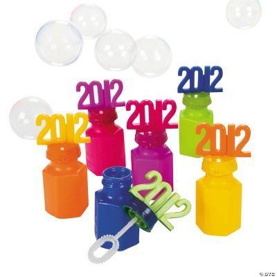 “2012” Graduation Bubble Bottles