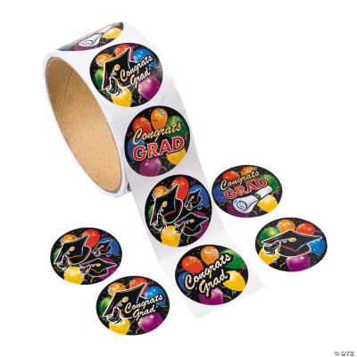 Graduation Roll Stickers