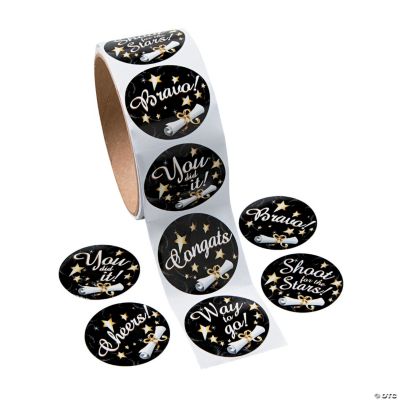 Graduation Roll Stickers