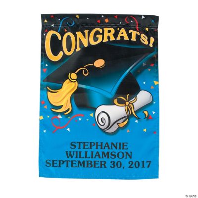 Personalized Mini Graduation Garden Flag