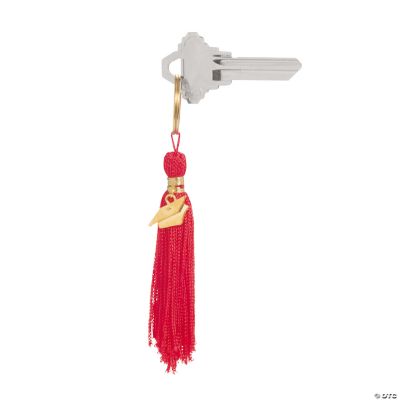 Red Graduation Tassel Key Chains