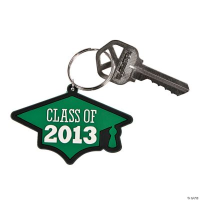 “Class Of 2013” Green Key Chains