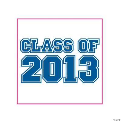 Blue “Class Of 2013” Tattoos