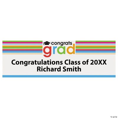 Personalized “Cheers To The Grad” Banners
