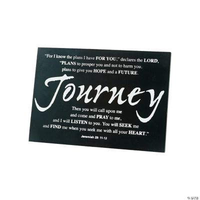 “Journey” Tabletop Graduation Plaque