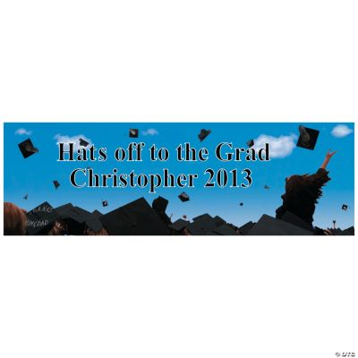 Personalized Celebration Graduation Banner - Large