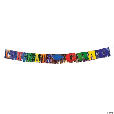 “Congrats Grad” Deck Garland