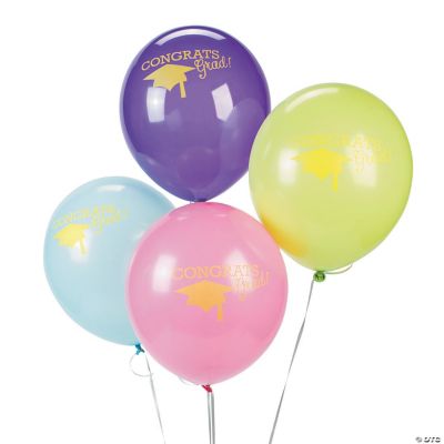 Neon Grad Latex Balloons