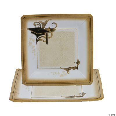 8 Ivy League Square Dessert Plates
