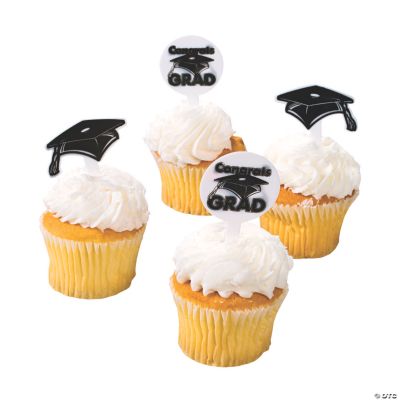 White “Congrats Grad” Food Picks