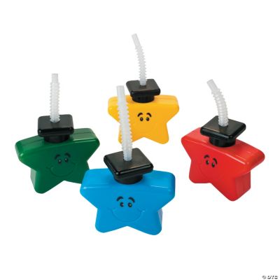 Molded Elementary Graduation Cups With Lids & Straws