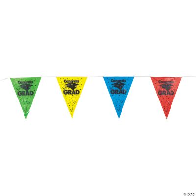 Large Graduation Pennant Banner