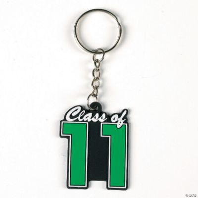 “Class Of 11” Green Key Chains