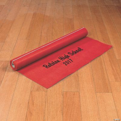 Personalized Red Graduation Aisle Runner