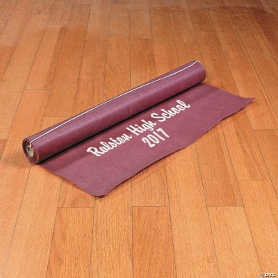 Personalized Burgundy Graduation Aisle Runner