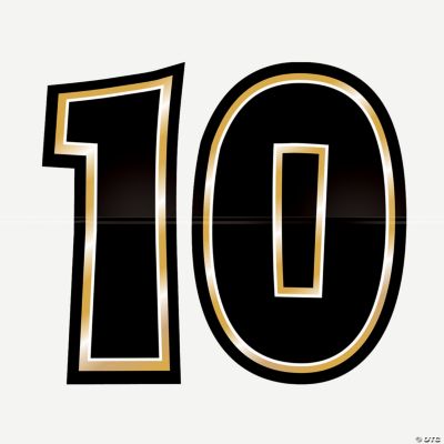 Large “10” Stand Up