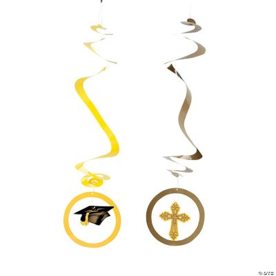 Inspirational Graduation Dangling Swirls