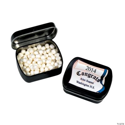 Personalized Graduation Diploma Mint Tins
