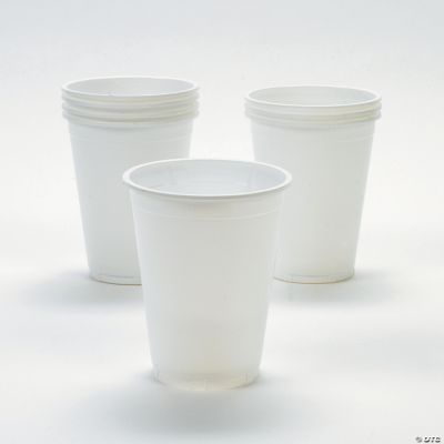White Disposable Party Cups