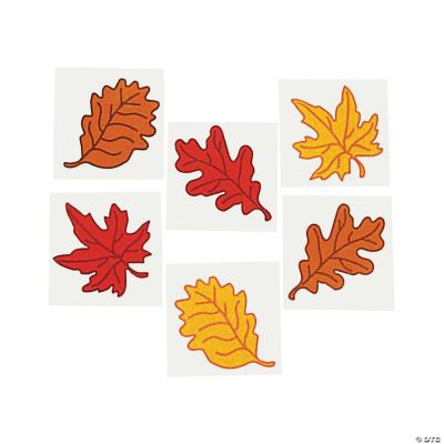 Leaf Glitter Tattoos