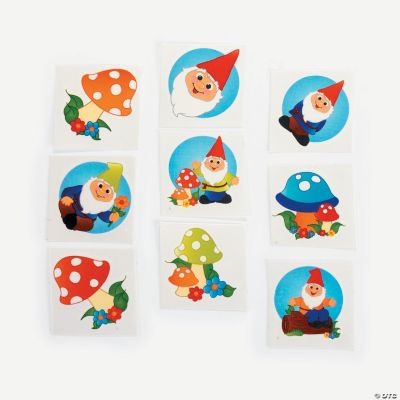 Gnome And Toadstool Tattoos