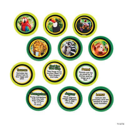 48 Rain Forest Trading Coins