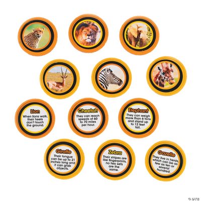 48 African Animal Trading Coins