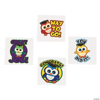 Elementary Graduation Owl Tattoos