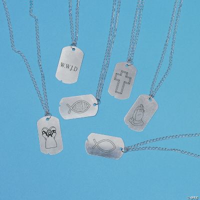 Religious Dog Tag Necklaces