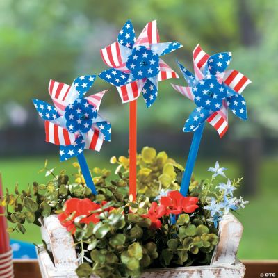 Stars And Stripes Pinwheels