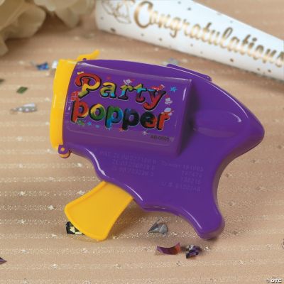 Party Confetti Popper Guns with Disks Oriental Trading Discontinued