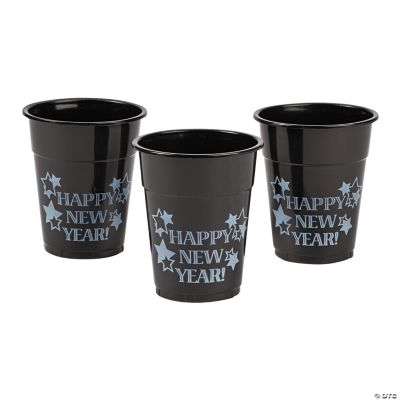 Happy New Year Disposable Plastic Cups