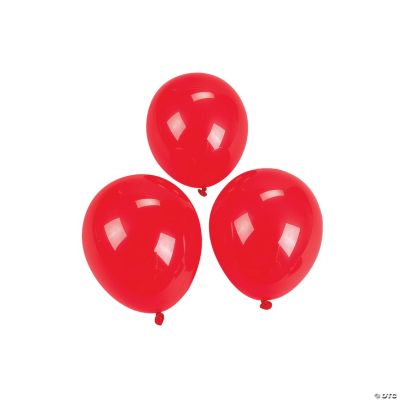 Ruby Red Latex Balloons