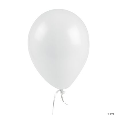 White Latex Balloons