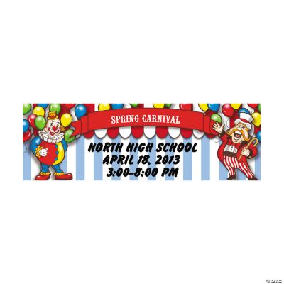 Personalized Big Top Banner - Small
