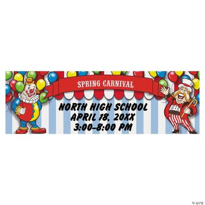 Personalized Big Top Banner - Large