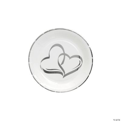 Two Hearts Dessert Plates