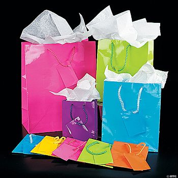 Medium Neon Gift Bags